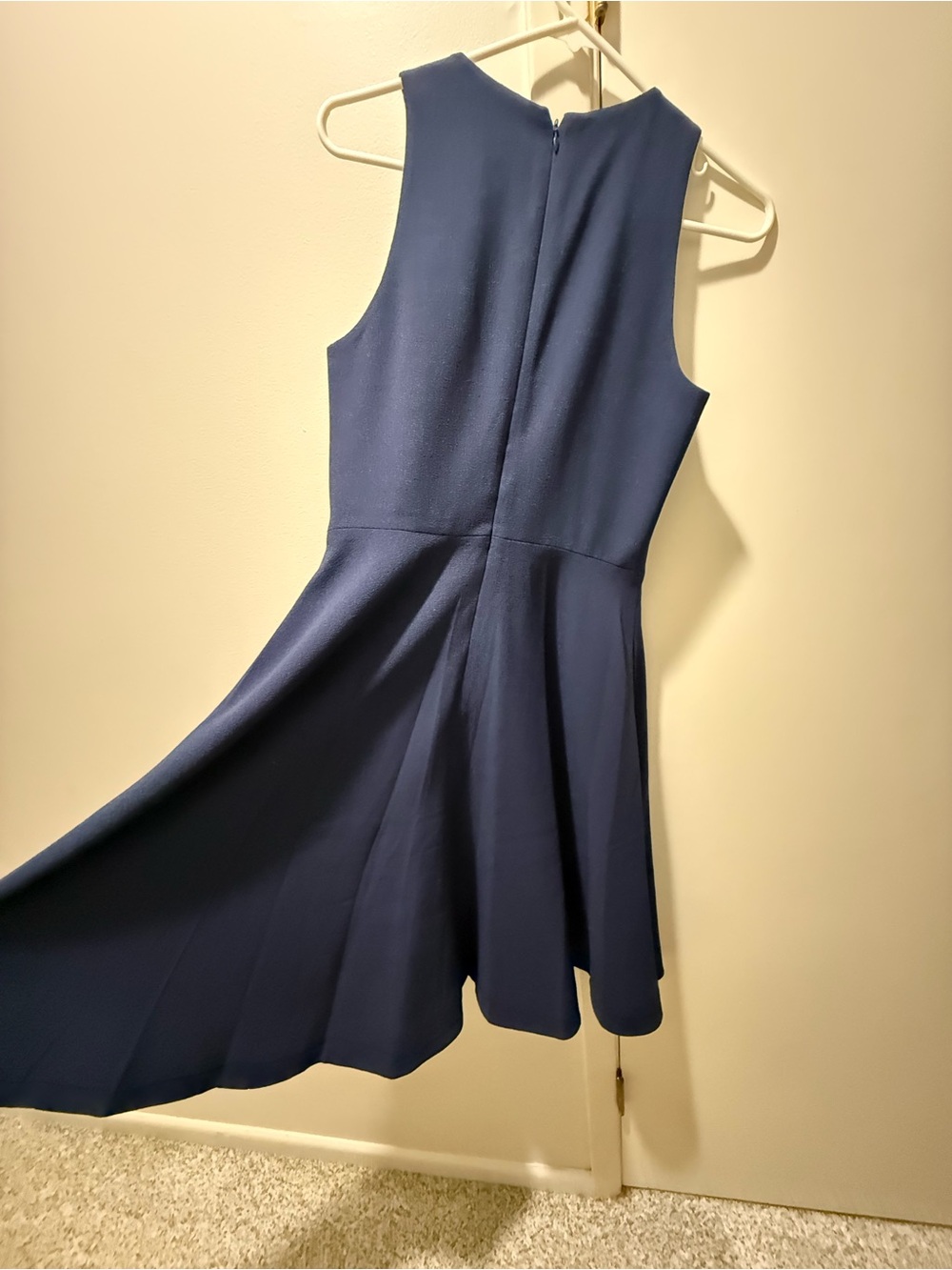 Dress the Population Navy Blue V-Neck Sleeveless Dress, Medium - Picture 9 of 9